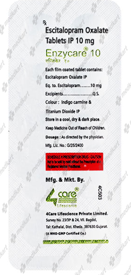 ENZYCARE 10MG TABLET 10'S