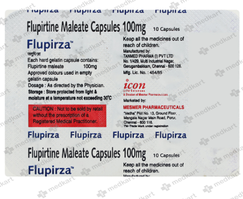 FLUPIRZA 100MG TABLET 10'S