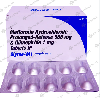 GLYREE M 1MG TABLET 10'S