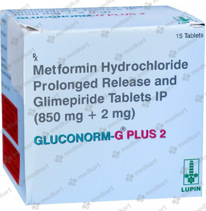 GLUCONORM G PLUS 2MG TABLET 15'S