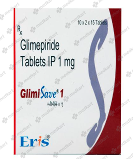 GLIMISAVE 1MG TABLET 15'S