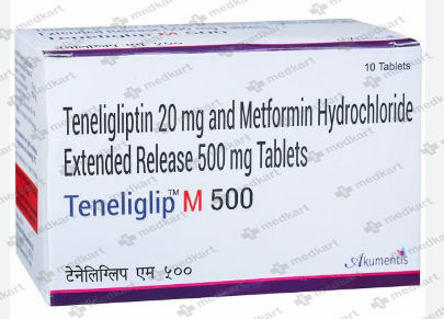 TENELIGLIP M 500MG TABLET 10'S