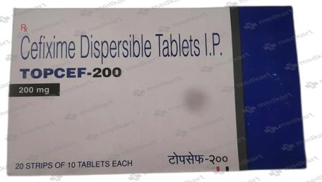 TOPCEF 200MG DT TABLET 10'S