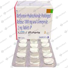 AMARYL M FORTE 2MG TABLET 15'S