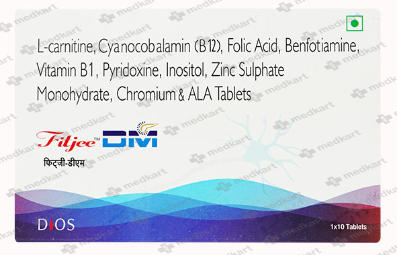 "FITJEE DM TABLET 10'S capsule Online"
