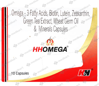 HHOMEGA CAP 1X10  Medkart Pharmacy | Generic Medicines Online - Best Online Pharmacy App