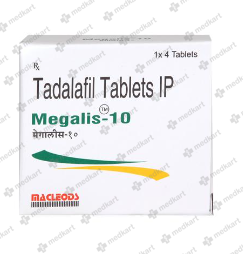 MEGALIS 10MG TABLET 4'S