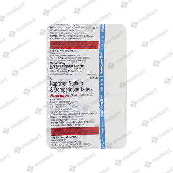 NAPROSYN D 500MG TABLET 10'S