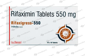 RIFAXIGRESS 550MG TABLET 10'S