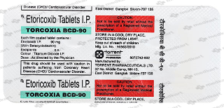 TORCOXIA BCD 90MG TABLET 10'S