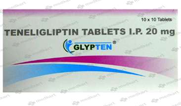 GLYPTEN 20MG TABLET 10'S