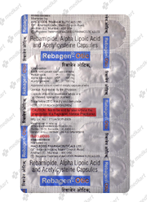 REBAGEN OTIC TAB 1X10  Medkart Pharmacy | Generic Medicines Online - Best Online Pharmacy App