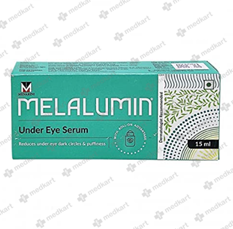 MELALUMIN UNDER EYE SERUM 15ML     Medkart Pharmacy | Generic Medicines Online - Best Online Pharmacy App