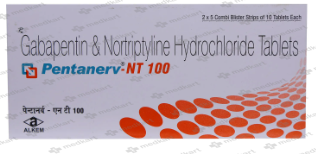 PENTANERV NT 100MG TABLET 10'S