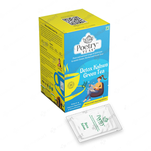 POETRY TEAS DETOX KAHWA GREEN TEA 25'S   - Medkart Pharmacy | Generic Medicines Online - Best Online Pharmacy App