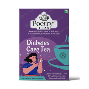 POETRY TEAS DIABETES CARE 2'S  - Medkart Pharmacy | Generic Medicines Online - Best Online Pharmacy App