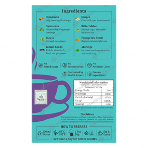 POETRY TEAS DIABETES CARE 25'S  - Medkart Pharmacy | Generic Medicines Online - Best Online Pharmacy App