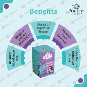 POETRY TEAS DIABETES CARE 25'S  - Medkart Pharmacy | Generic Medicines Online - Best Online Pharmacy App