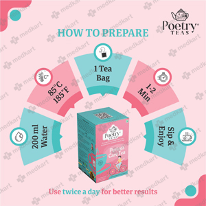 POETRY TEAS PERIODS CARE 2'S   - Medkart Pharmacy | Generic Medicines Online - Best Online Pharmacy App