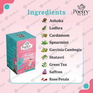 POETRY TEAS PERIODS CARE 25'S  - Medkart Pharmacy | Generic Medicines Online - Best Online Pharmacy App