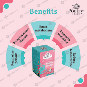 POETRY TEAS PERIODS CARE 25'S  - Medkart Pharmacy | Generic Medicines Online - Best Online Pharmacy App