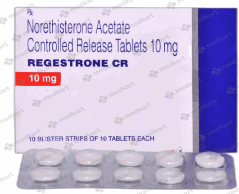 REGESTRONE CR 10MG TABLET 10'S
