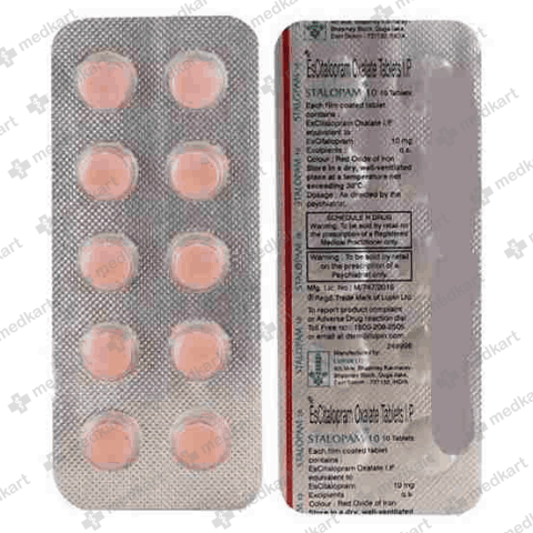 12480 - STALOPAM 10MG TAB 1X10 - Medkart Pharmacy | Generic Medicines Online - Best Online Pharmacy App