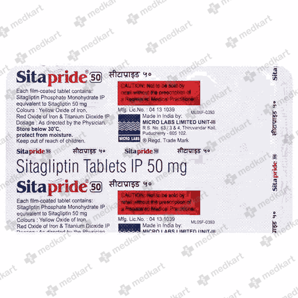 17885 - SITAPRIDE 50MG TAB 1X15 - Medkart Pharmacy | Generic Medicines Online - Best Online Pharmacy App