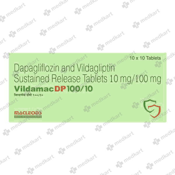 VILDAMAC DP 100/10MG TABLET 10'S
