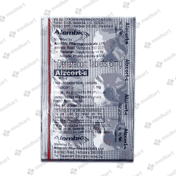 ALZCORT 6MG TABLET 6'S
