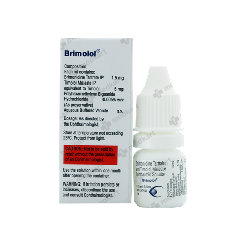 BRIMOLOL EYE DROPS 5 ML