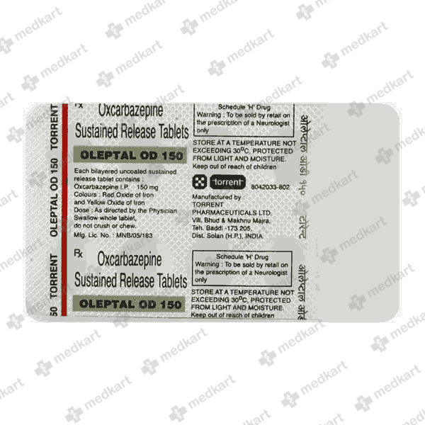 17537 - OLEPTAL OD 150MG TAB 1X10 - Medkart Pharmacy | Generic Medicines Online - Best Online Pharmacy App