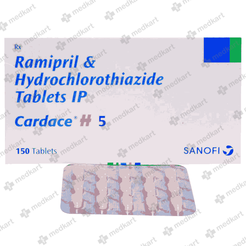 CARDACE H 5MG TABLET 15'S