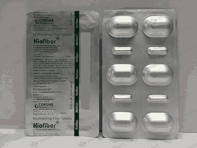 6826 - KIOFIBER TAB 1X10 - Medkart Pharmacy | Generic Medicines Online - Best Online Pharmacy App