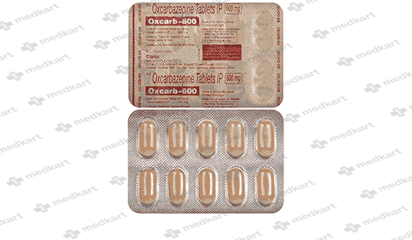 OXCARB 600MG TABLET 10'S