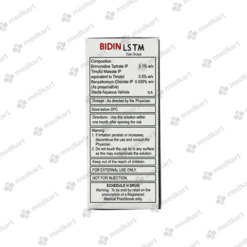 1510 - BIDIN LS TM EYE DROPS 5ML - Medkart Pharmacy | Generic Medicines Online - Best Online Pharmacy App