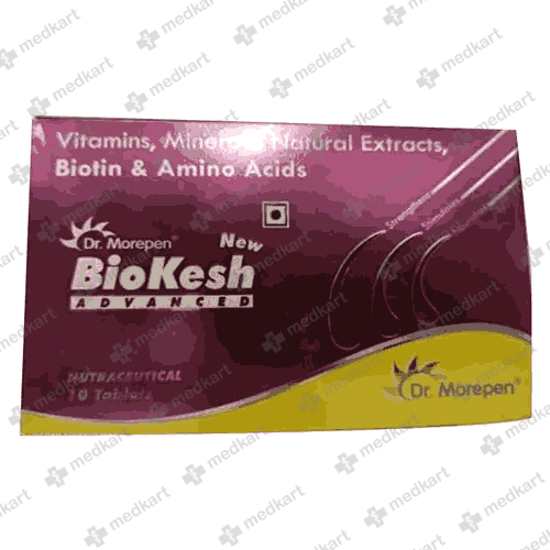 1562 - BIOKESH ADVANCED TAB 1X10 - Medkart Pharmacy | Generic Medicines Online - Best Online Pharmacy App