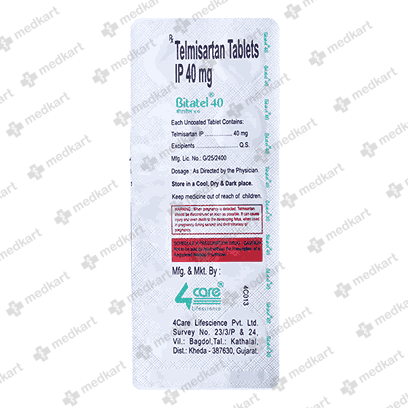 1608 - BITATEL 40MG TAB 1X10 - Medkart Pharmacy | Generic Medicines Online - Best Online Pharmacy App