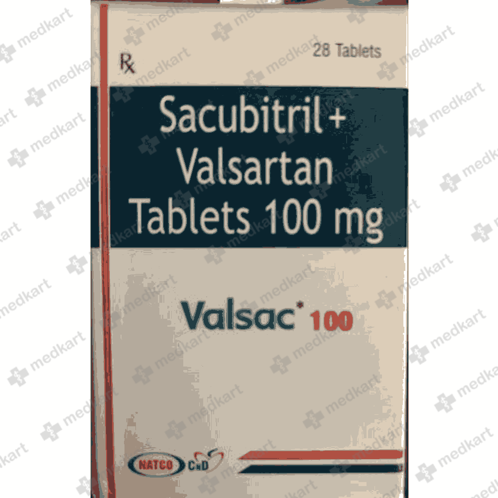 VALSAC 100MG TABLET 28'S