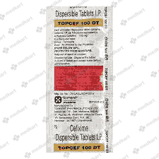 TOPCEF 100MG DT TABLET 10'S