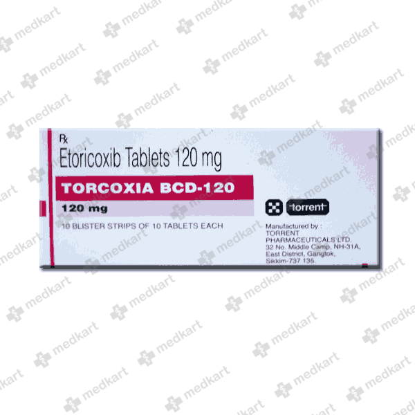 TORCOXIA BCD 120MG TABLET 10'S