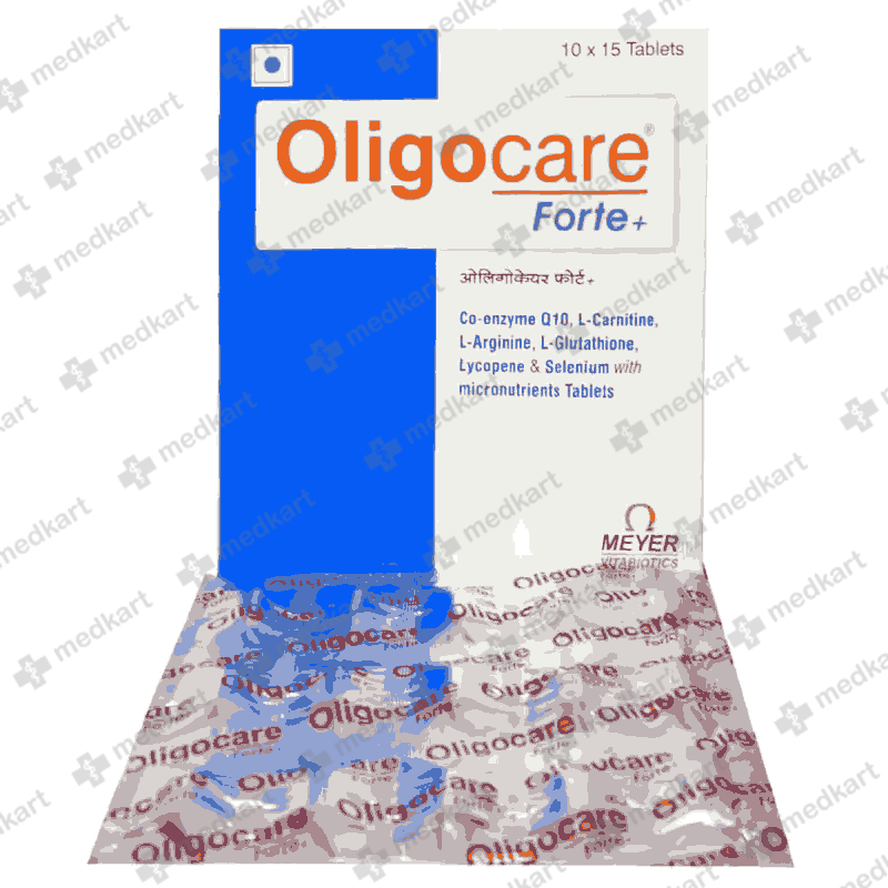 OLIGOCARE FORTE PLUS TAB 1X15 - 9628 - Medkart Pharmacy | Generic Medicines Online - Best Online Pharmacy App