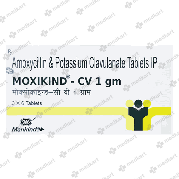 MOXIKIND CV 1000MG TABLET 6'S