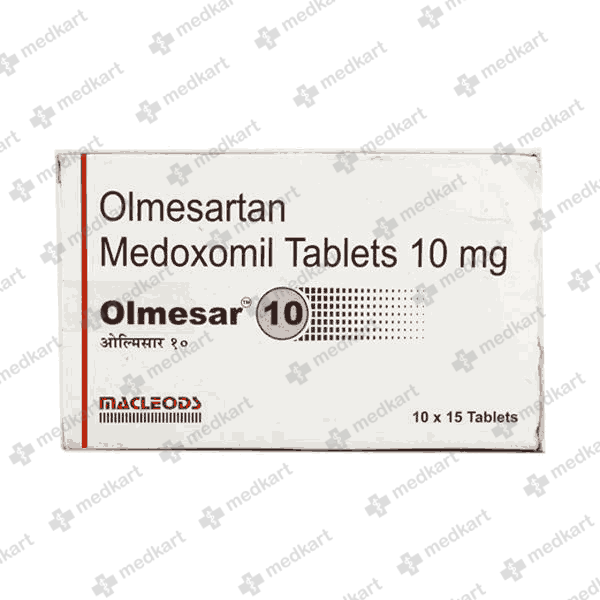 OLMESAR 10MG TAB 1X15 - 9685 - Medkart Pharmacy | Generic Medicines Online - Best Online Pharmacy App