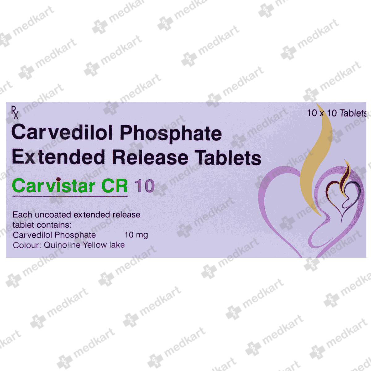 CARVISTAR CR 10MG TAB 1X10 - 16002 - Medkart Pharmacy | Generic Medicines Online - Best Online Pharmacy App