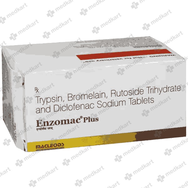 ENZOMAC PLUS TAB 1X10 - 17946 - Medkart Pharmacy | Generic Medicines Online - Best Online Pharmacy App