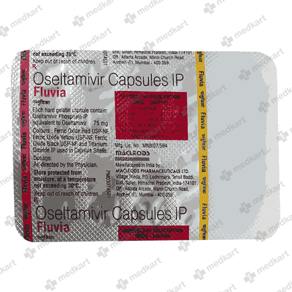 FLUVIA CAP 1X10 - 5027 - Medkart Pharmacy | Generic Medicines Online - Best Online Pharmacy App