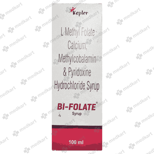 BI FOLATE SYP 100ML - 17872 - Medkart Pharmacy | Generic Medicines Online - Best Online Pharmacy App