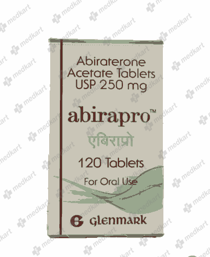 ABIRAPRO 250MG TAB 1X120 - 1970 - Medkart Pharmacy | Generic Medicines Online - Best Online Pharmacy App