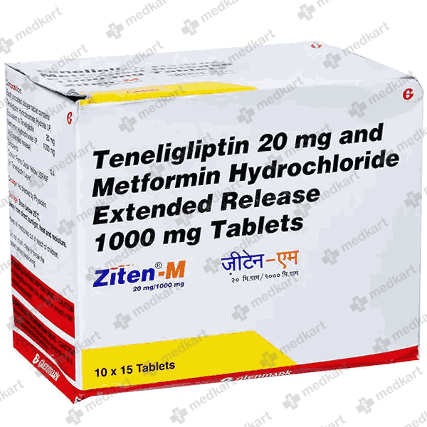 ZITEN M 20/1000MG TABLET 15'S